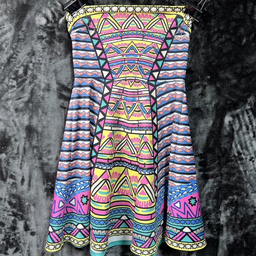 Flying Tomato Dress Strapless Size Small Pastel Retro Southwestern